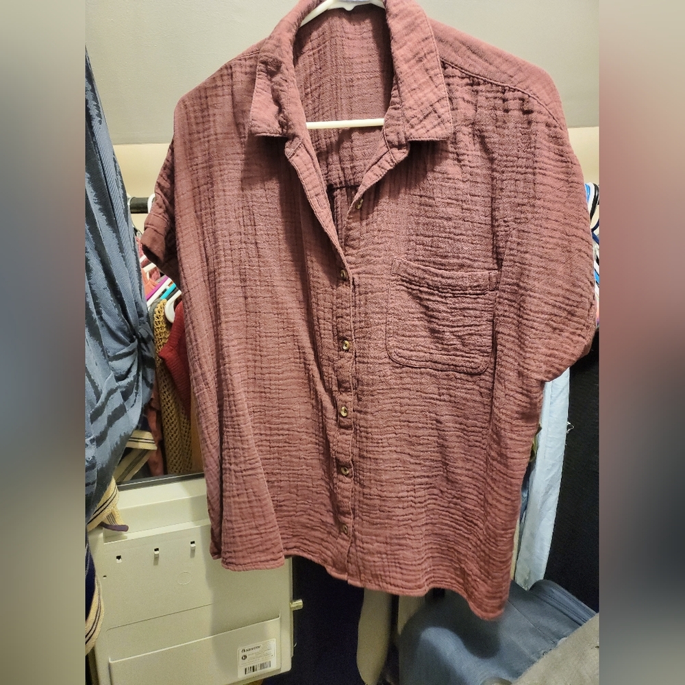 Short Sleeve Button Down